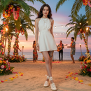 Macacão Liso com Metal